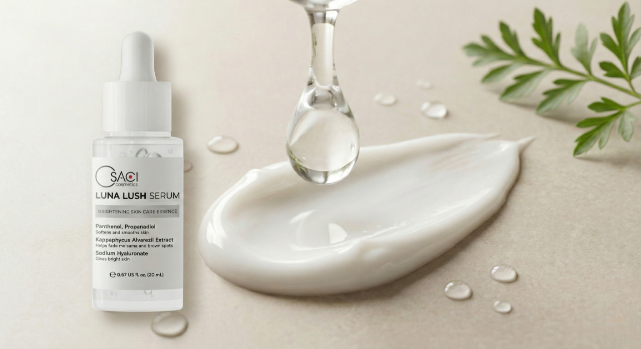 Kết cấu serum phục hồi chứa Peptide và Niacinamide giúp tái tạo da và làm chậm tốc độ già hóa.